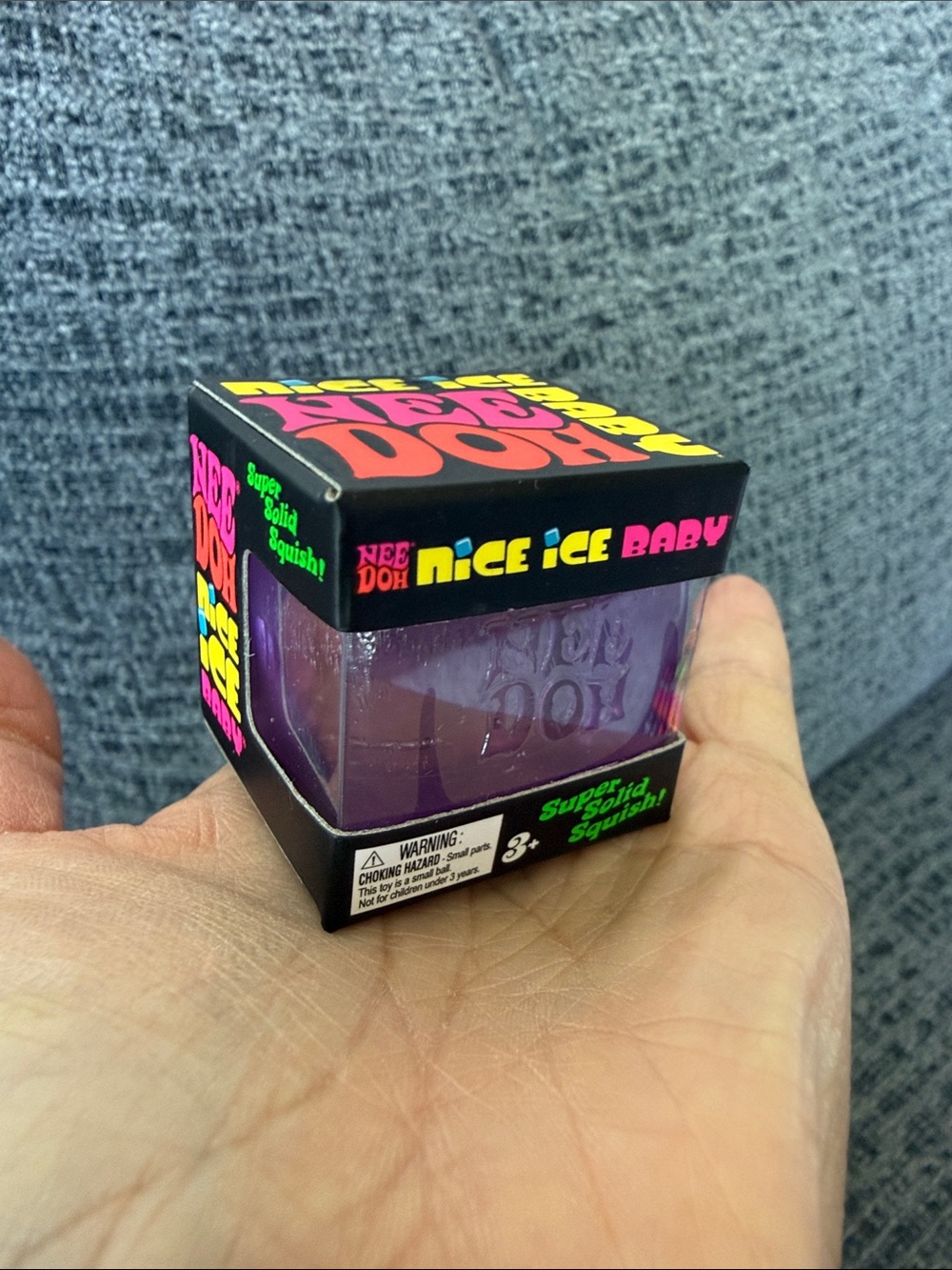 BNIB NeeDoh Nice Ice Baby, Purple